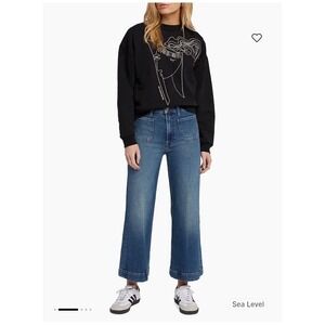 7 For All Mankind Luxe Vintage Sea Level Wide Leg Patch Pocket Jeans Blue 31